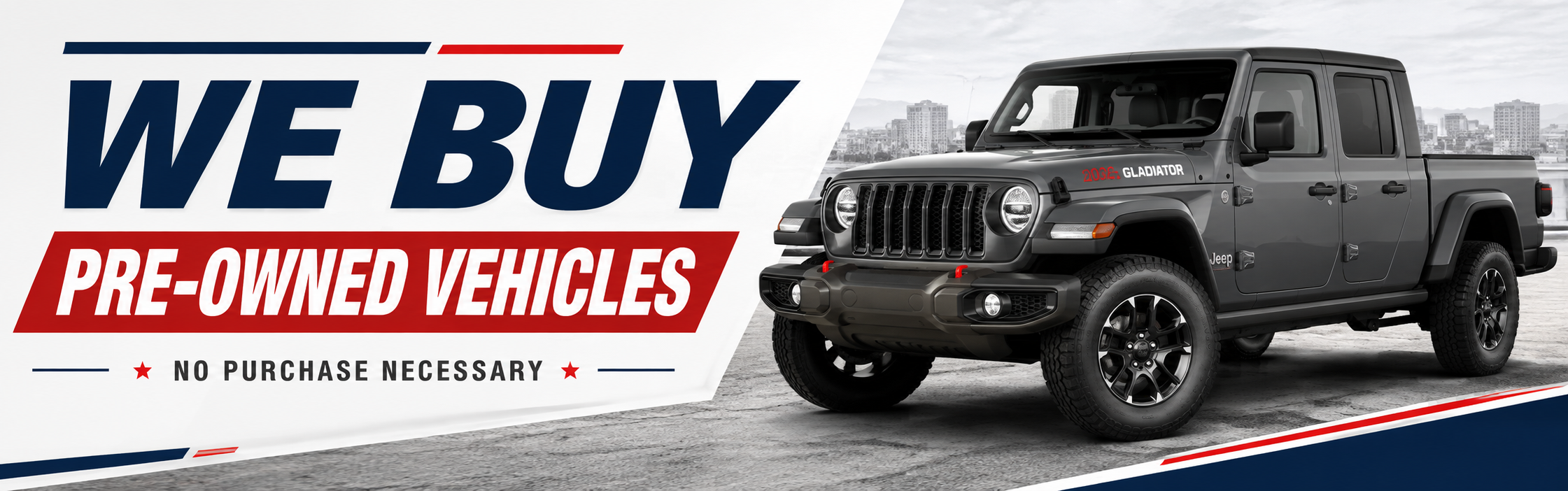 Sell Us Your Vehicle