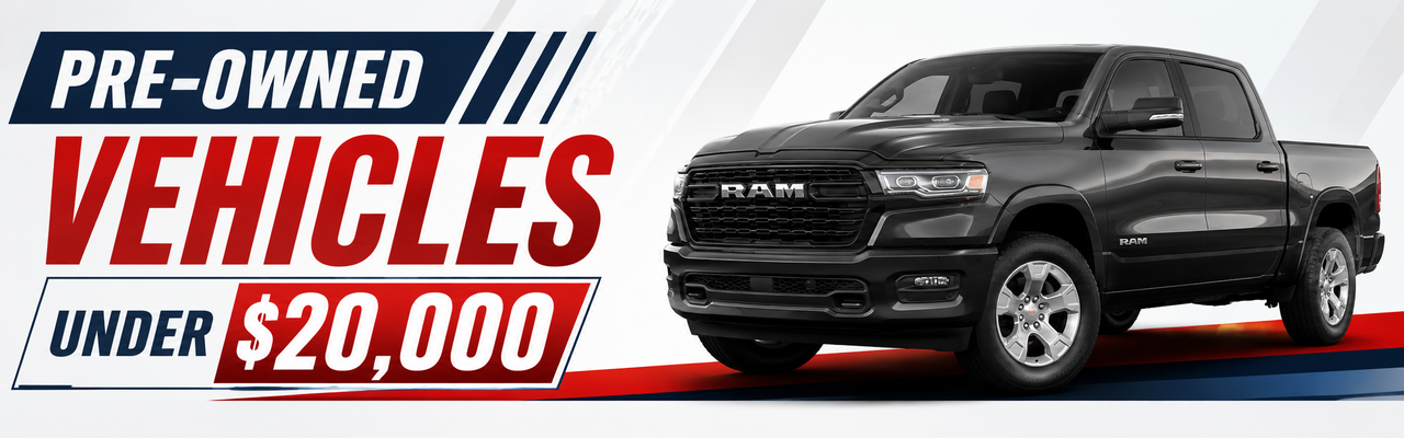 Pre-Owned Vehicles Under $20,000